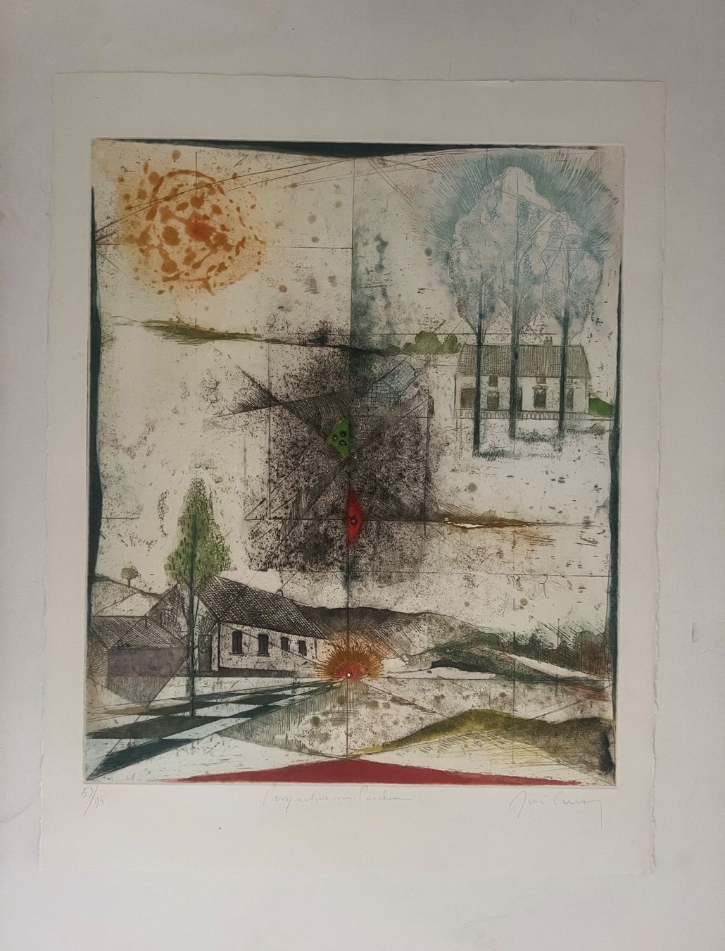 Grafica & Litografie: Rene Carcan, handsigniert, nummeriert – Usato da Rain venduto da Pic-Ass 1