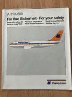 Hapag- Lloyd A 310 Safety card