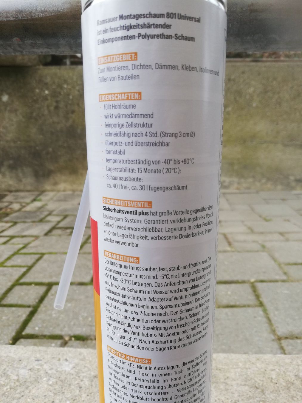 Materiale di riempimento: Ramsauer 801 Universal Schaum – Nuovo e nell'imballaggio originale da grenchen venduto da Caggo 1