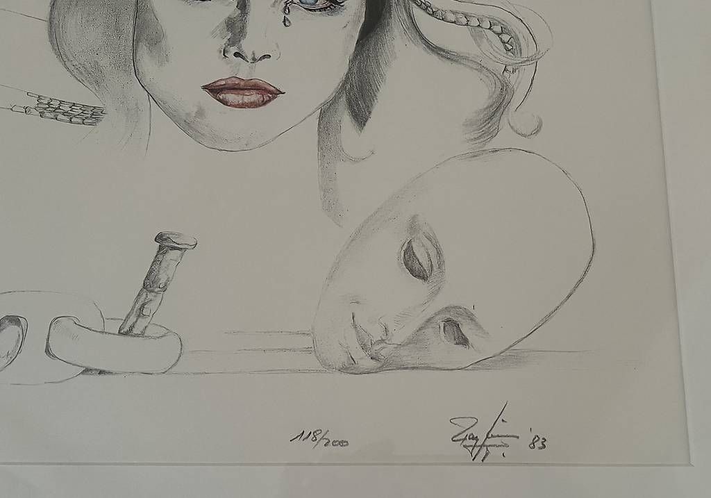 Grafica & Litografie: Lithographie von Rolf Knie – Usato da Langnau i. E. venduto da Weke2 1