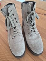 Gabor Winter Stiefelette Veloursleder mit Fell Gr. 37