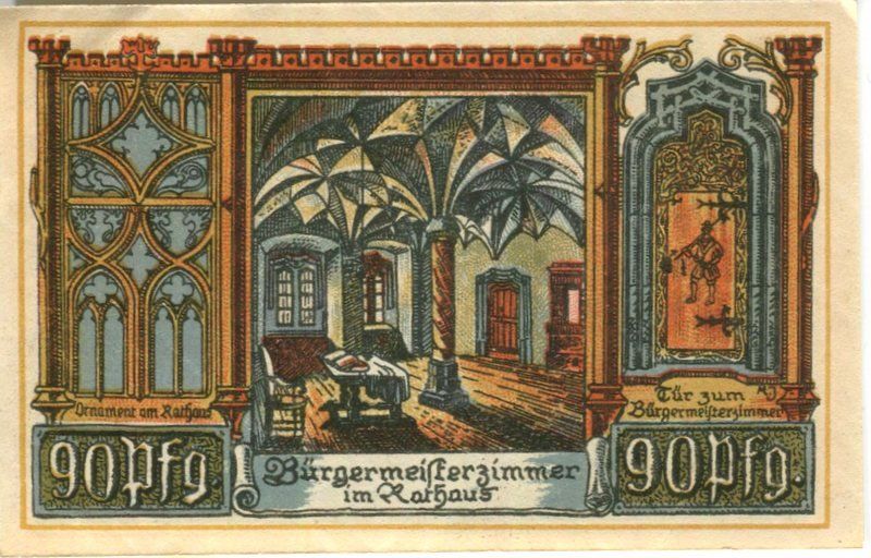 Banconote: Notgeld "90 Pfennig. Jüterbog 1920" – Usato da Basel venduto da Butsch5