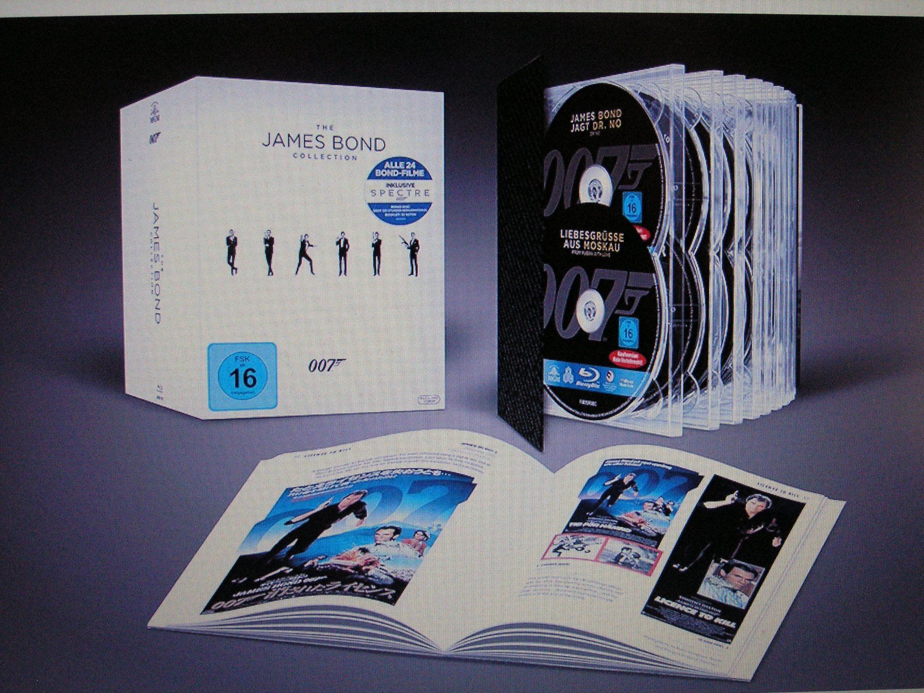 Tutti i DVDs: James Bond Collection 2016  (24 Blu-rays) – Usato da Zuzwil SG venduto da vette13 9