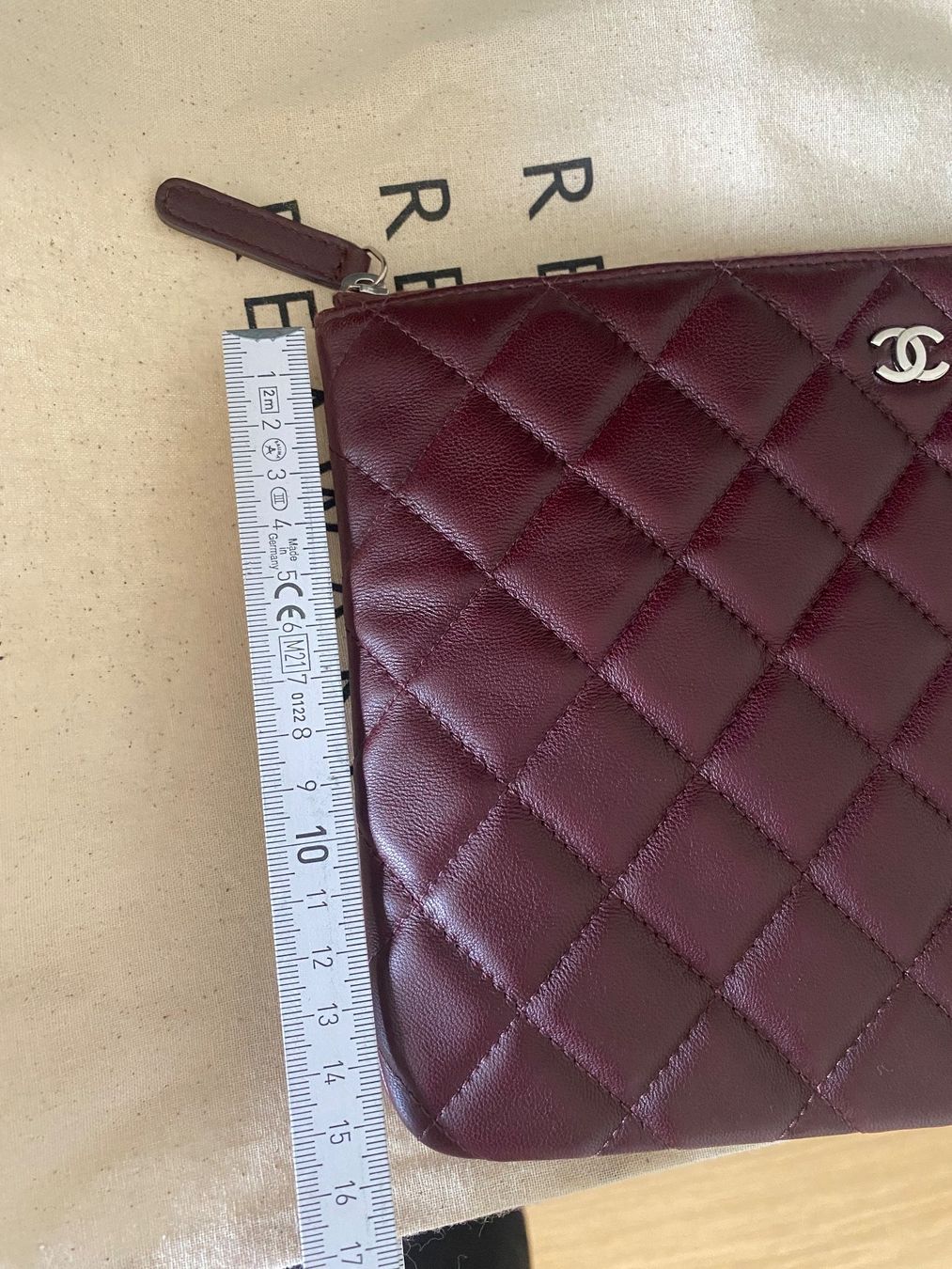Chanel Borse da donna: chanel pochette clutch Bordeaux – Usato da Erlenbach ZH venduto da Vicky123456 5
