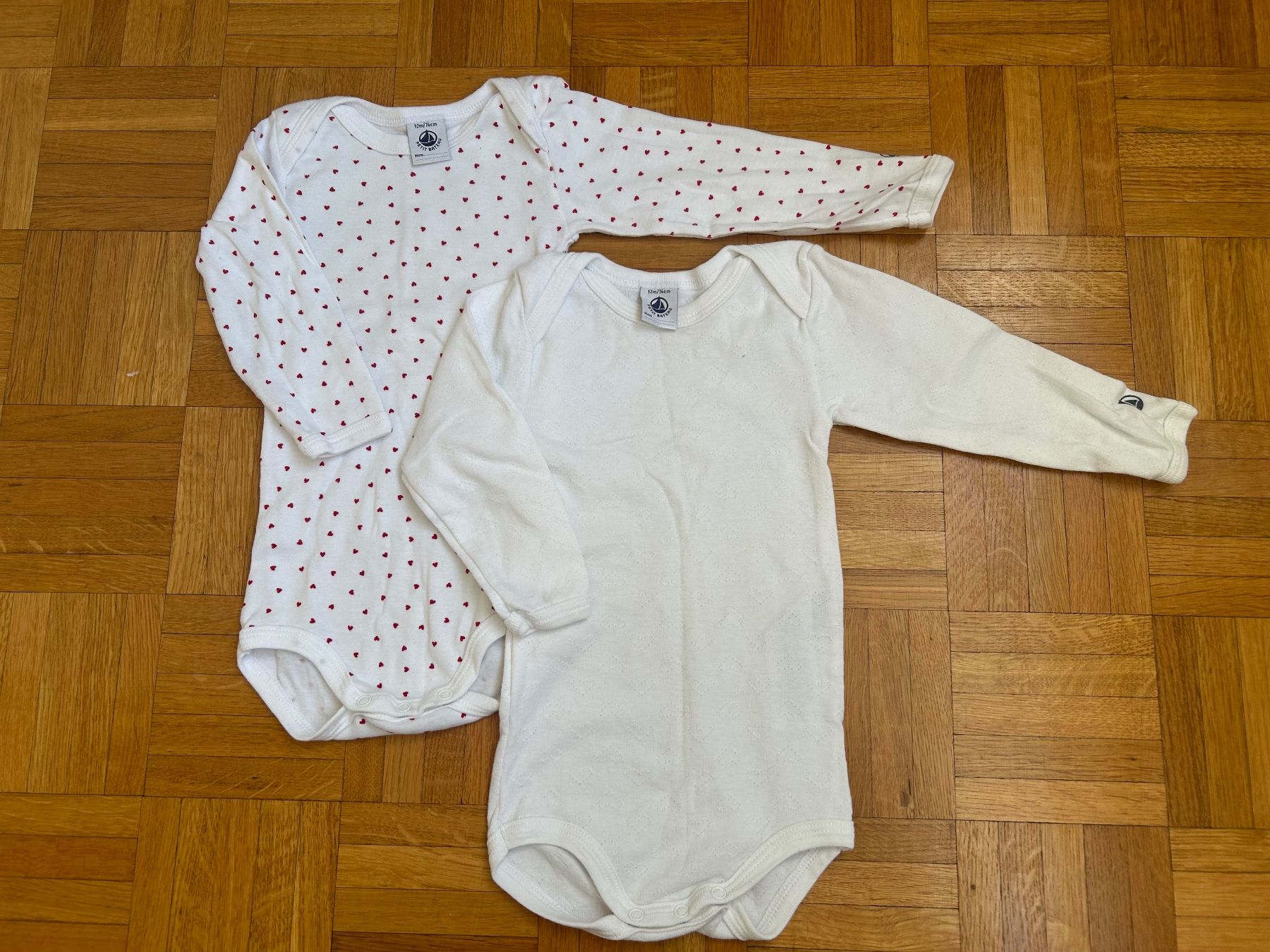Petit Bateau Biancheria intima: 2x body bebe petit bateau 74cm – Nuovo (secondo la descrizione) da Pully venduto da mar_c9pd