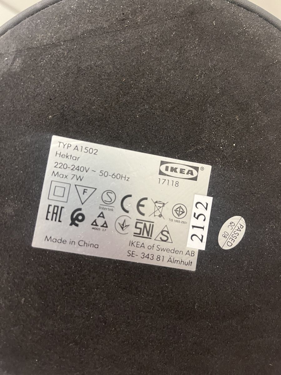 Ikea Lampade: IKEA Tischlampe Dunkelgrau, gut erhalten – Usato da Zürich venduto da cmono 3