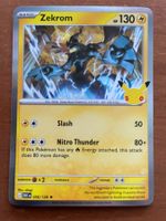 Pokemon Zekrom Holo 30 Jahre (Versand gratis)