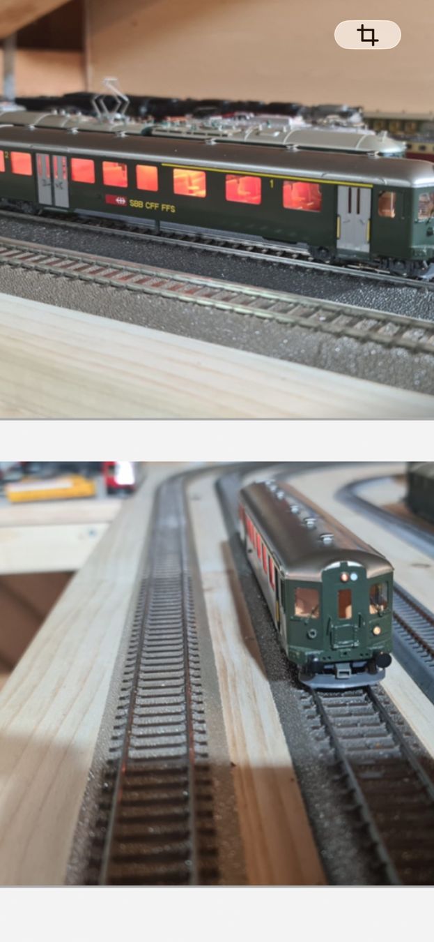 Roxy Modellini di ferrovie: Roxy 031  SBB CFF FFS Pilot BDe 1988 AC – Usato da Geroldswil venduto da TopTrain54 9