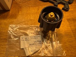 GASPROFI Adapter für Deutschen Regler an USA-Gasflasche
