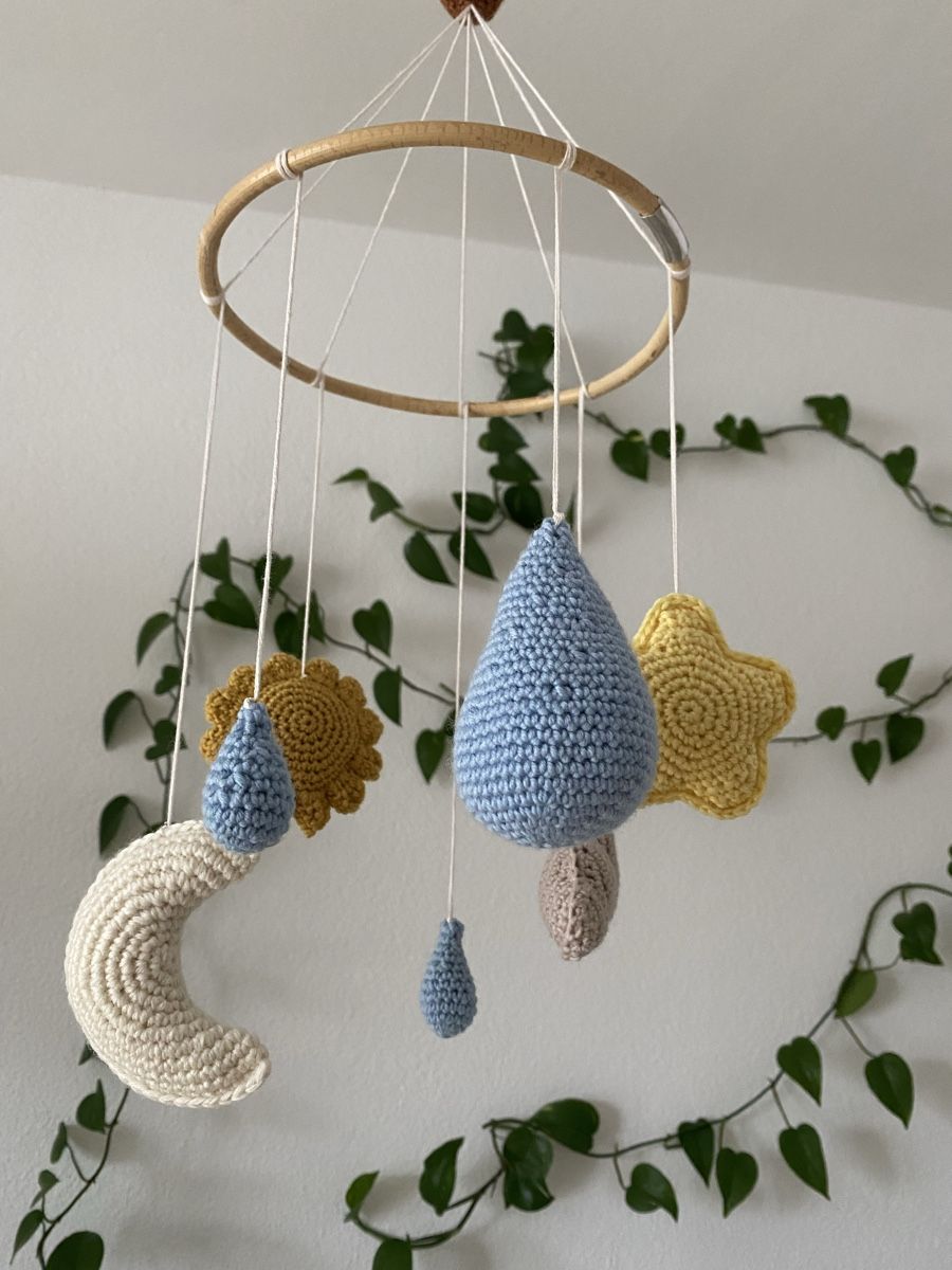 Tutte le decorazioni: Handgemachtes neues Baby Mobile – Nuovo e nell'imballaggio originale da Zürich venduto da fre_2sc9 1