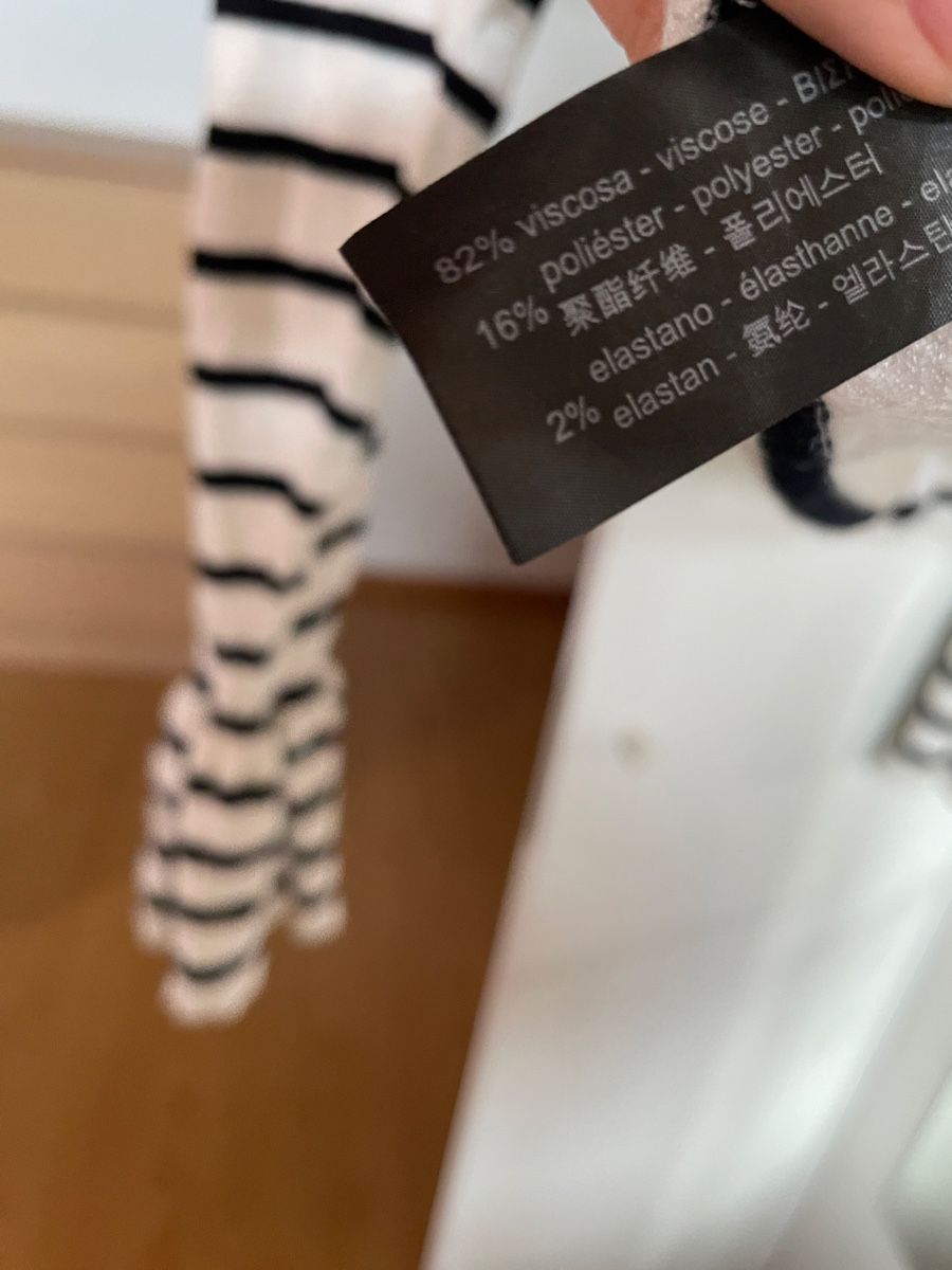 Zara Maglioni & Felpe: Pulli gestreift Viskose, Zara Gr. S – Usato da Münsingen venduto da Secondhand89 3