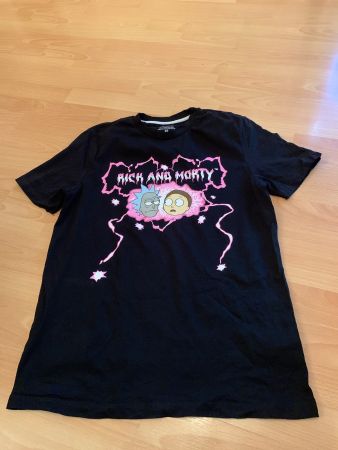 Joli t-shirt noir Rick & Morty taille xs