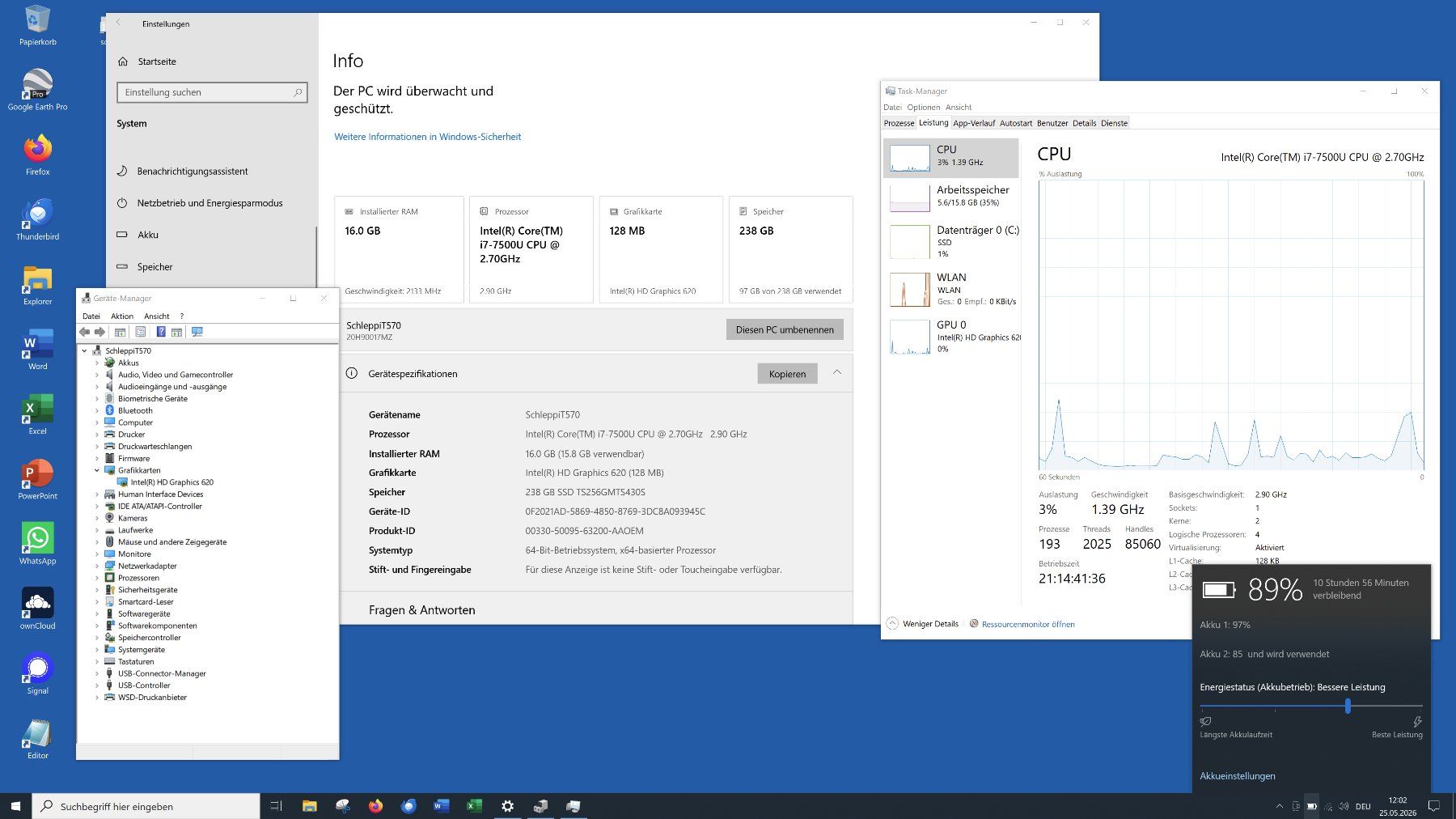 Lenovo Notebook: Lenovo Thinkpad T570 – Usato da Olten venduto da Triologyblue 4