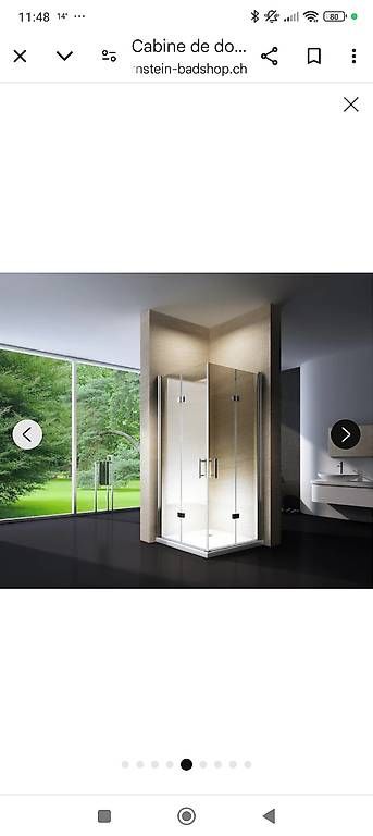Duschen: Cabine de douche angle 80x80 – Gebraucht aus Montagny-la-Ville von imboanna 2