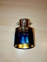 Universal Auspuffblende Edelstahl Burnt Blue Optik