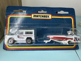Matchbox Land Rover et Bateau, Neuf!