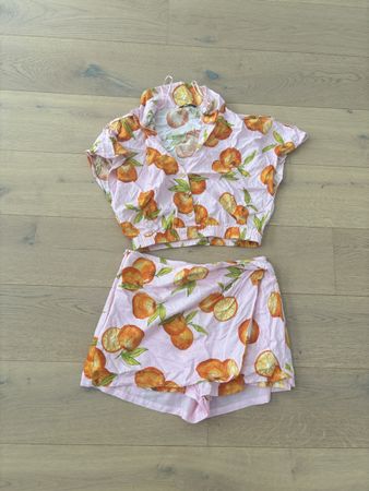 Sommerliches Orangen-Set, Gr. S - ideal für den Sommer!