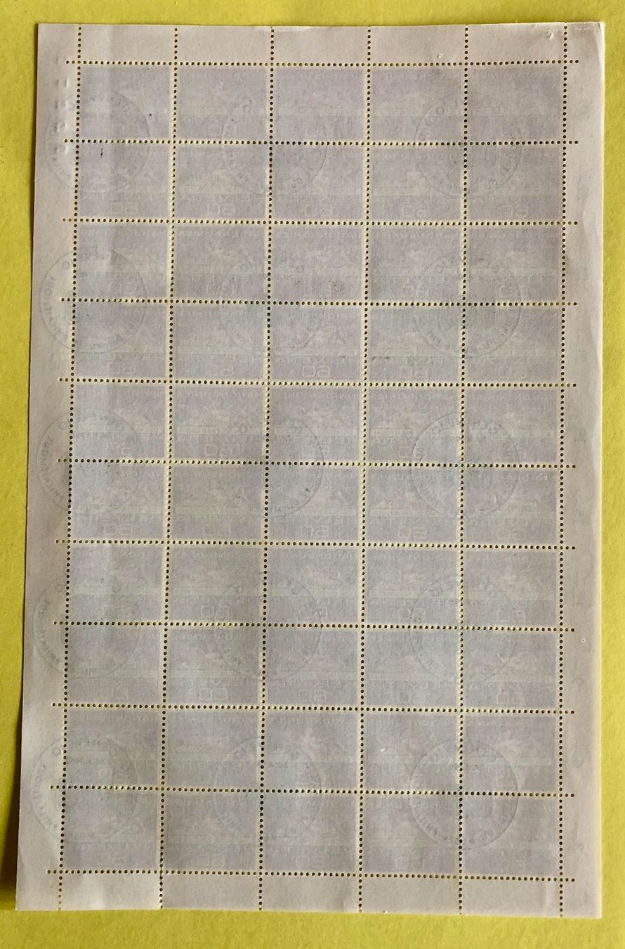 Tutti i francobolli: Dienstmarken Bogen Stamp Museum GESTEMPELT  GENEVE – Usato da Aarau venduto da Billa007 1