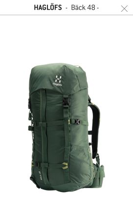 Rucksack Haglofs Back 48 (NEU)