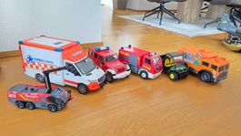 Fahrzeug-Set – 6 Einsatz- und Nutzfahrzeuge