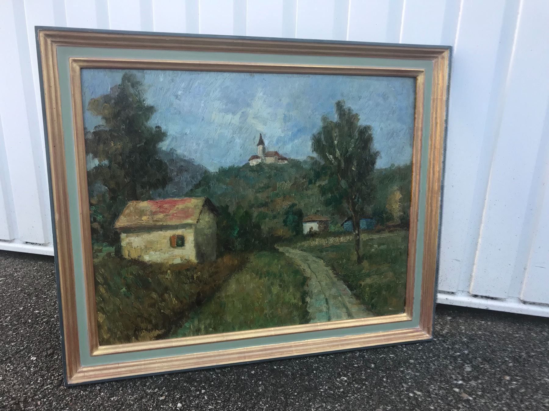 Tableaux: 2 Ölgemälde Landschaften Attilio Rossi – D'occasion à Rünenberg par Fendi02 5
