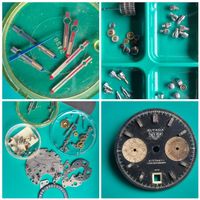 Lot fournitures Heuer Carrera, Autavia, Monaco. ......