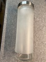 IKEA - Bocal en verre dépoli et couvercle inox