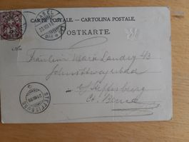 Alte Ansichtskarte Basel, 1898, Rarität für Sammler!