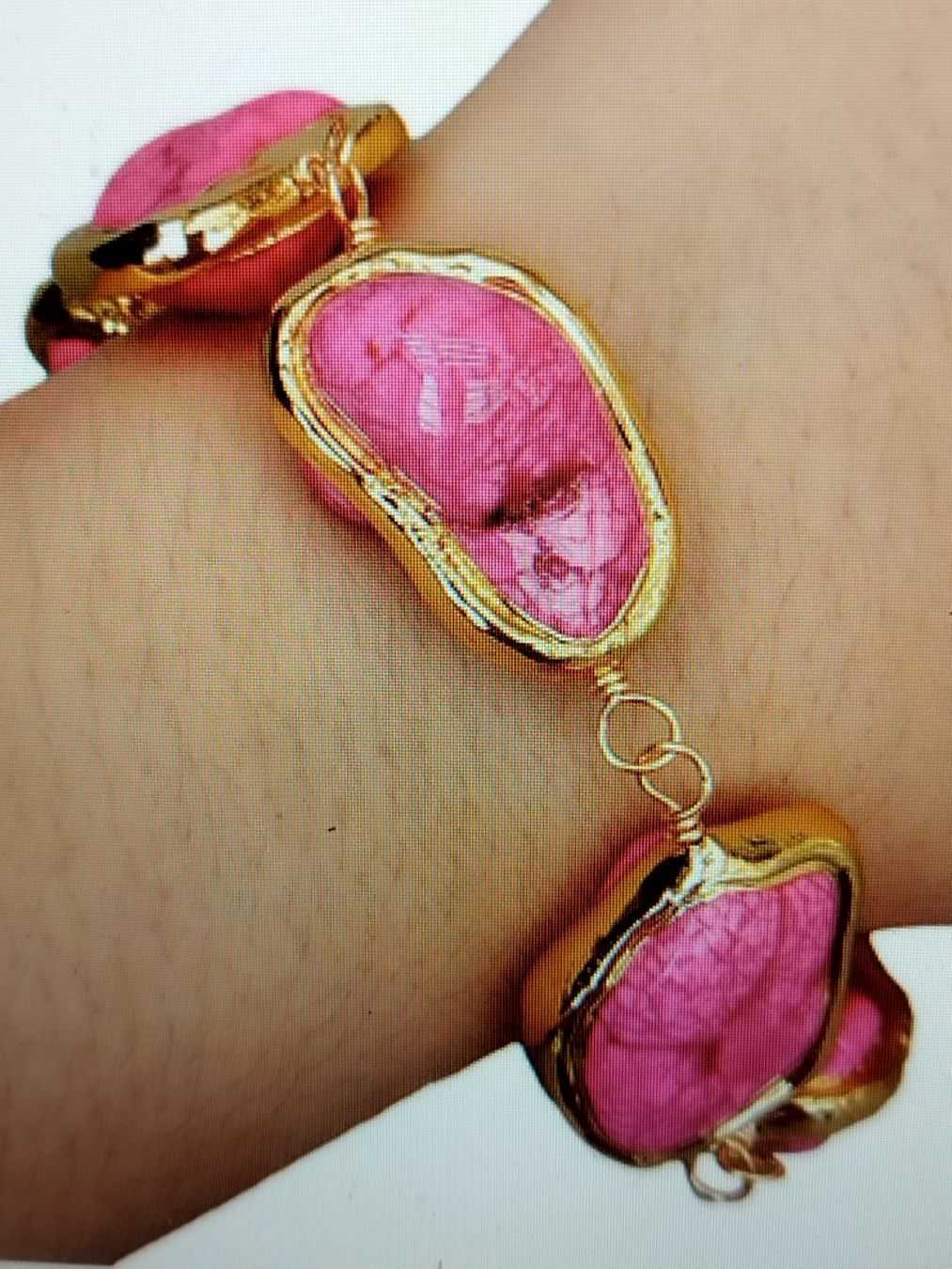 Armbänder & -reifen: Pink Turquoise With Gold Plated Armband – Neu und originalverpackt aus Basel von pro_79rs 3