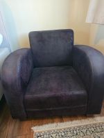Sessel dunkelbraun neuwertig Zustand mit sitz Höcker