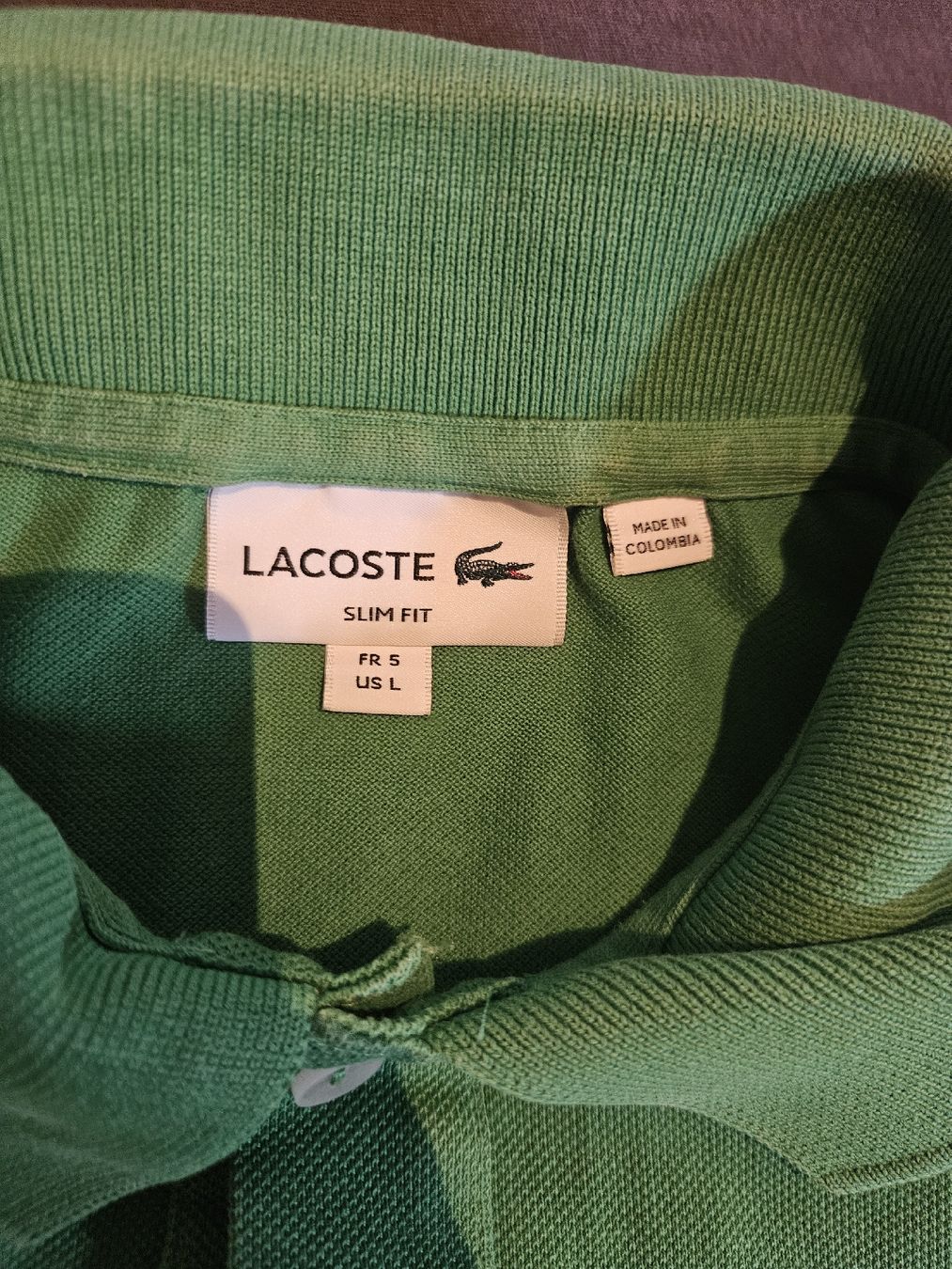 Lacoste Magliette Polo: Polo Lacoste Vert L Slim Fit – Usato da Morens FR venduto da ChassotF07 1
