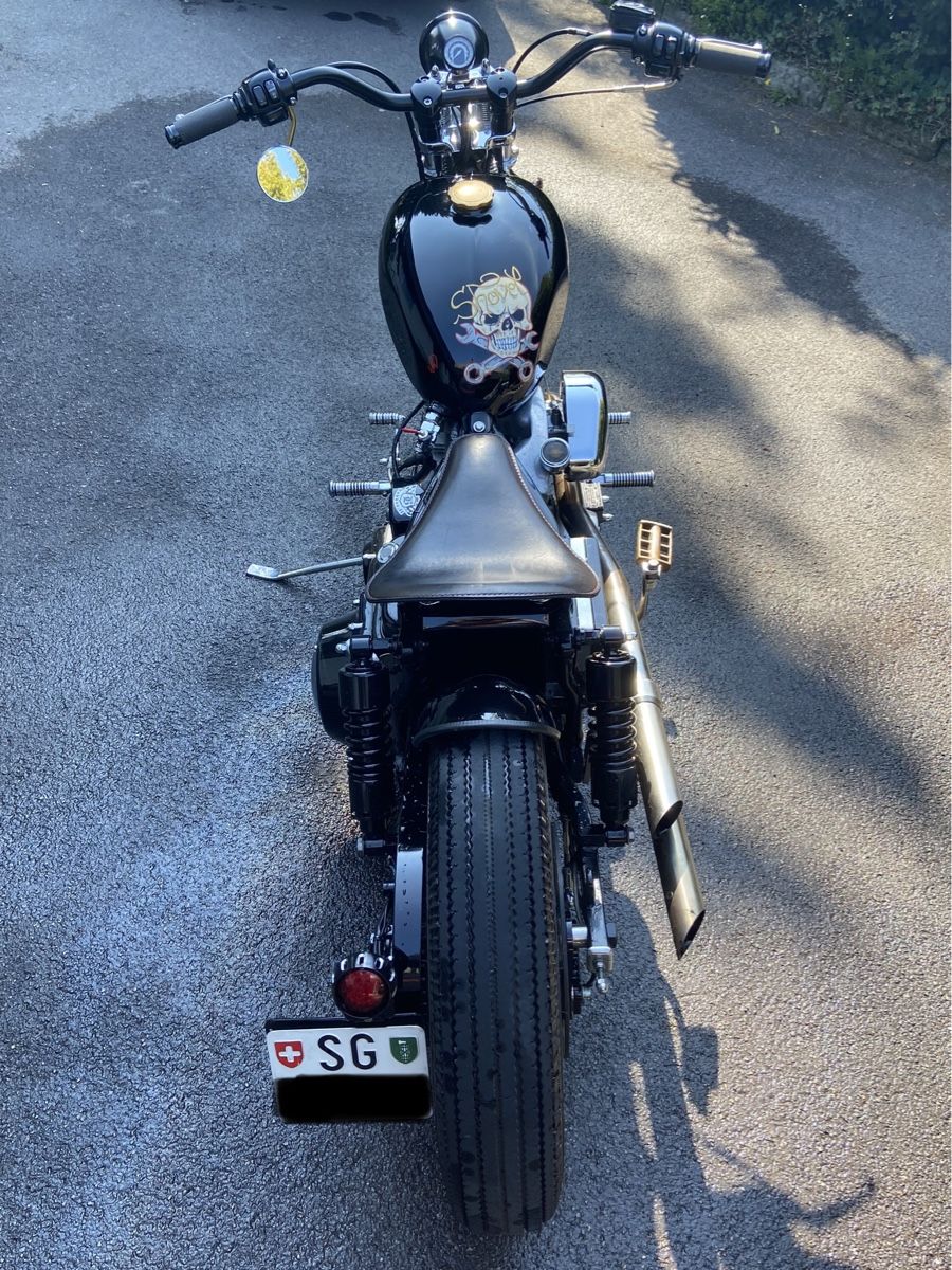 Harley-Davidson Chopper: Harley Davidson Shovelhead Bobber Custom Bike – Usato da Altstätten SG venduto da Zimmar 2
