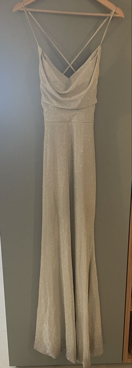 Kleider: Glitzer Abendkleid lang rückenfrei – Gebraucht aus Samstagern von jeh_9jxl 4