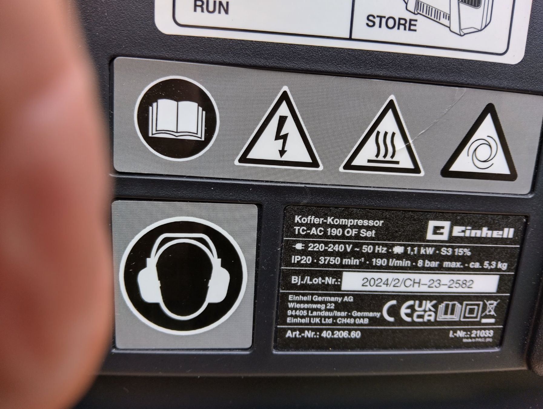 Einhell Compressori: Tragbarer Luftkompressor – Nuovo e nell'imballaggio originale da Näfels venduto da Mboenis 2
