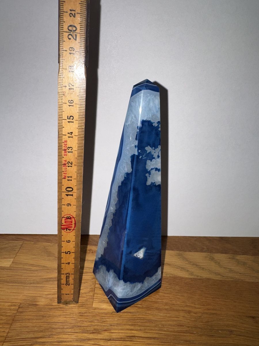 Edelsteine: Achat Obelisk blau – Gebraucht aus Zürich von Naniiin 3