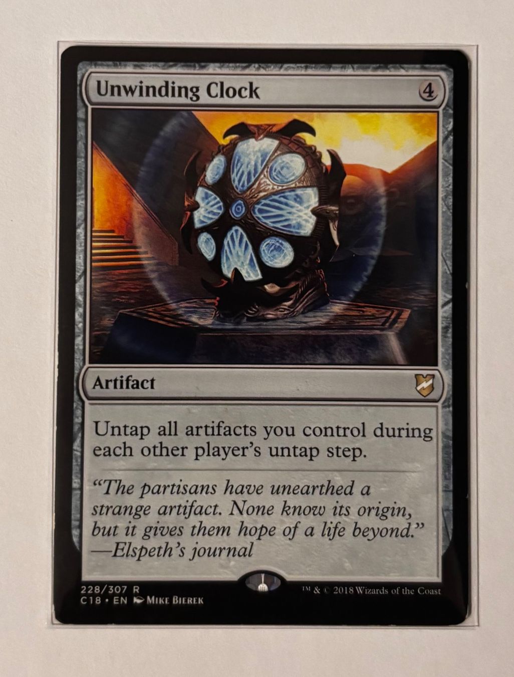 Magic The Gathering Carte collezionabili: Abwicklungsuhr/Unwinding Clock MTG Karte – Nuovo e nell'imballaggio originale da Düdingen venduto da LUCKAE