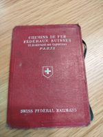 Livret CFF vintage PARIS