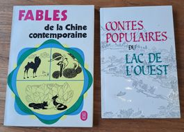 2 livres Fables et Contes populaires de Chine
