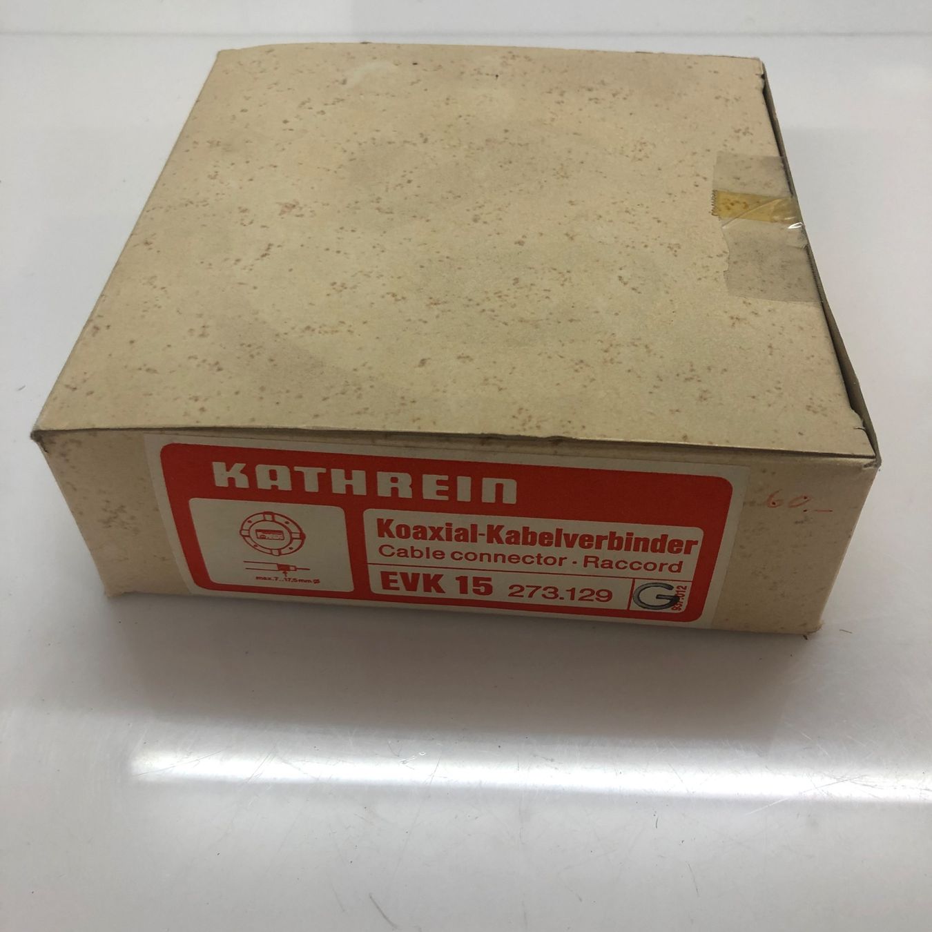 Radiocomunicazione: EVK15 Kathrein Koaxial-Kabelverbinder – Nuovo e nell'imballaggio originale da Neerach venduto da Arbimus 9