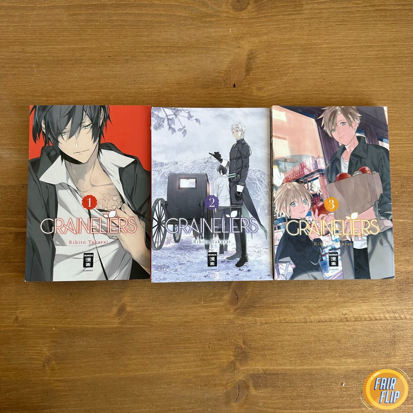 Fumetti: Graineliers Manga Set 1-3 – Usato da Luzern venduto da fairflip