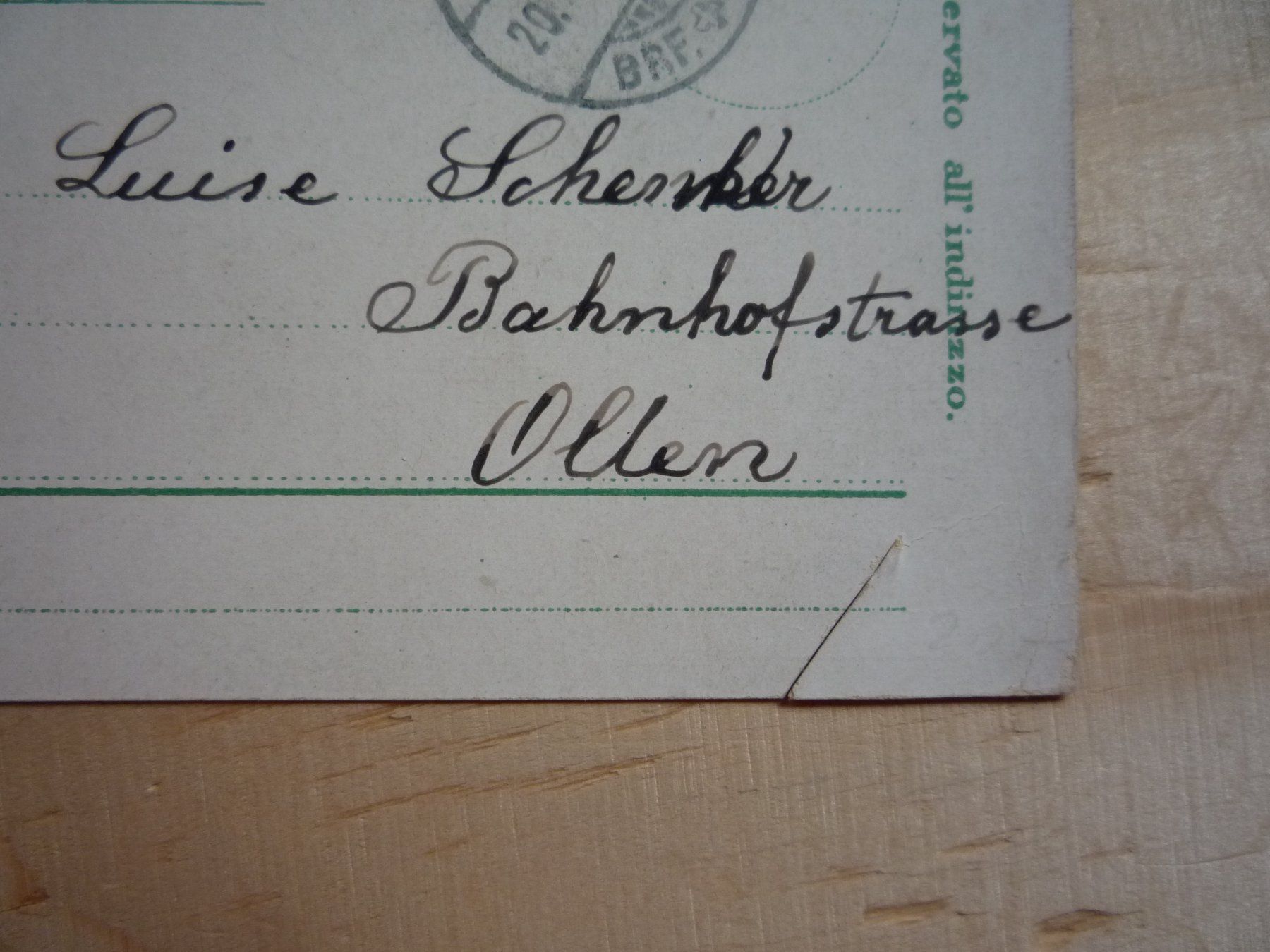Ansichtskarten: Bern, Litho, 20.VIII.98 – Gebraucht aus Rieden SG von Brockehuesli 4