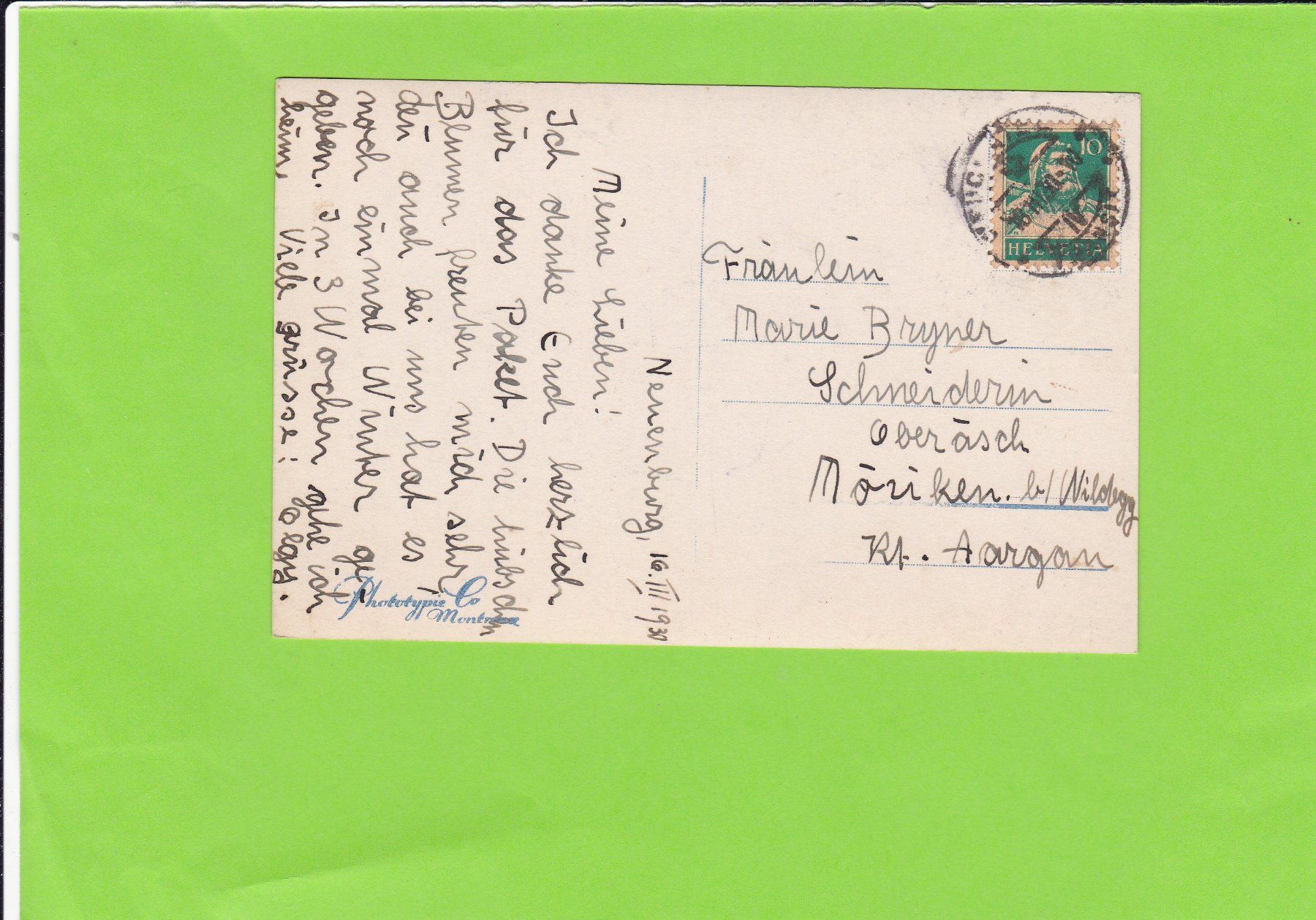Cartoline postali: Au bord du lac de Neuchâtel – Usato da St. Peterzell venduto da neckertal 1