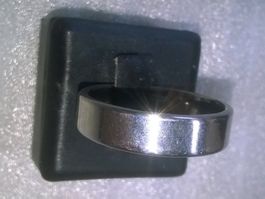 RING EDELSTHAL,,,SILBER FARBE,,,GLANZIG