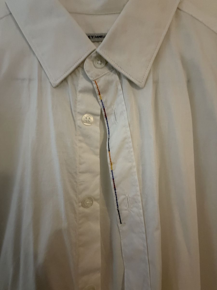Camicie: Camicia GREY Daniele Alessandrini bianca taglia 41 cotone 97 – Usato da Lugano venduto da can_xdd8 1