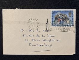 Timbre Noël 1979 Édimbourg Suisse - Collectionneur Vintage