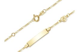 Gravurarmband Engel II Figaro 1,5mm