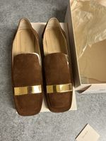 Sergio Rossi Loafers braun Groesse 39 Leder