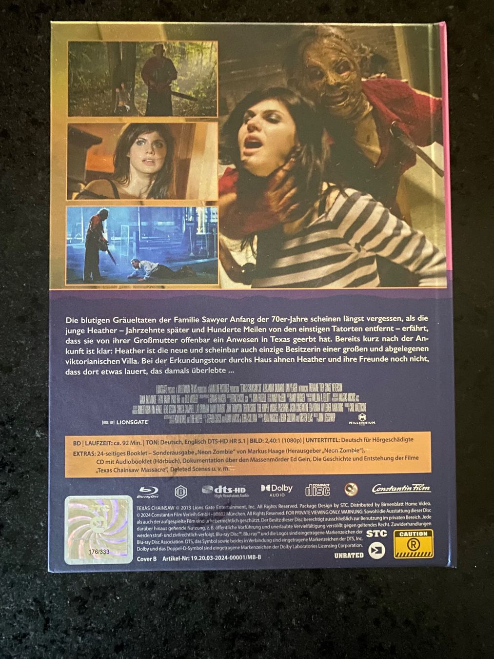 Tutti i DVDs: Texas Chainsaw Mediabook Blu-ray + CD Sehr Gut – Usato da Schmitten FR venduto da FilmRarities 1