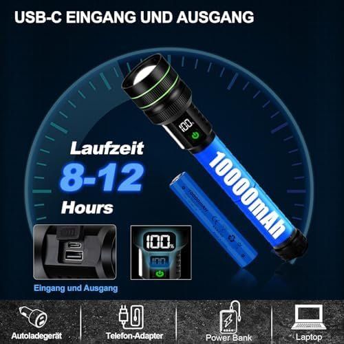Lampes: Taschenlampe 990000LM – Neuf avec emballage d'origine à Hundwil par Stallone5 4