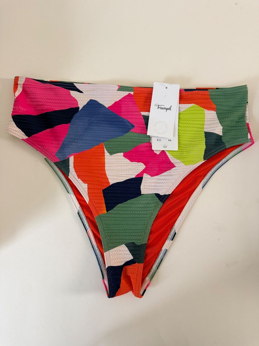 Triumph Costumi da bagno & Bikini: TRIUMPH, Bikini Highwaist Brief SUMMER EXPRESSION, Grösse 46 – Nuovo e nell'imballaggio originale da Rudolfstetten venduto da gst_g7xl